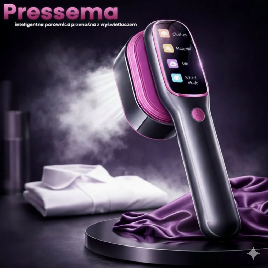 Pressema™ - parownica z inteligentnym ekranem