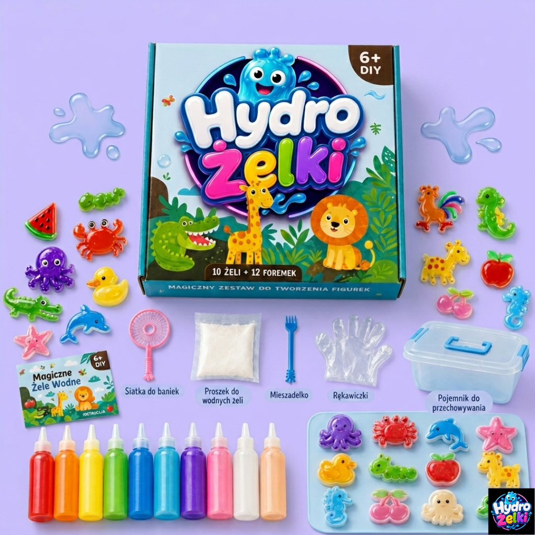 HydroŻelki™ - Kreatywny zestaw DIY 3D