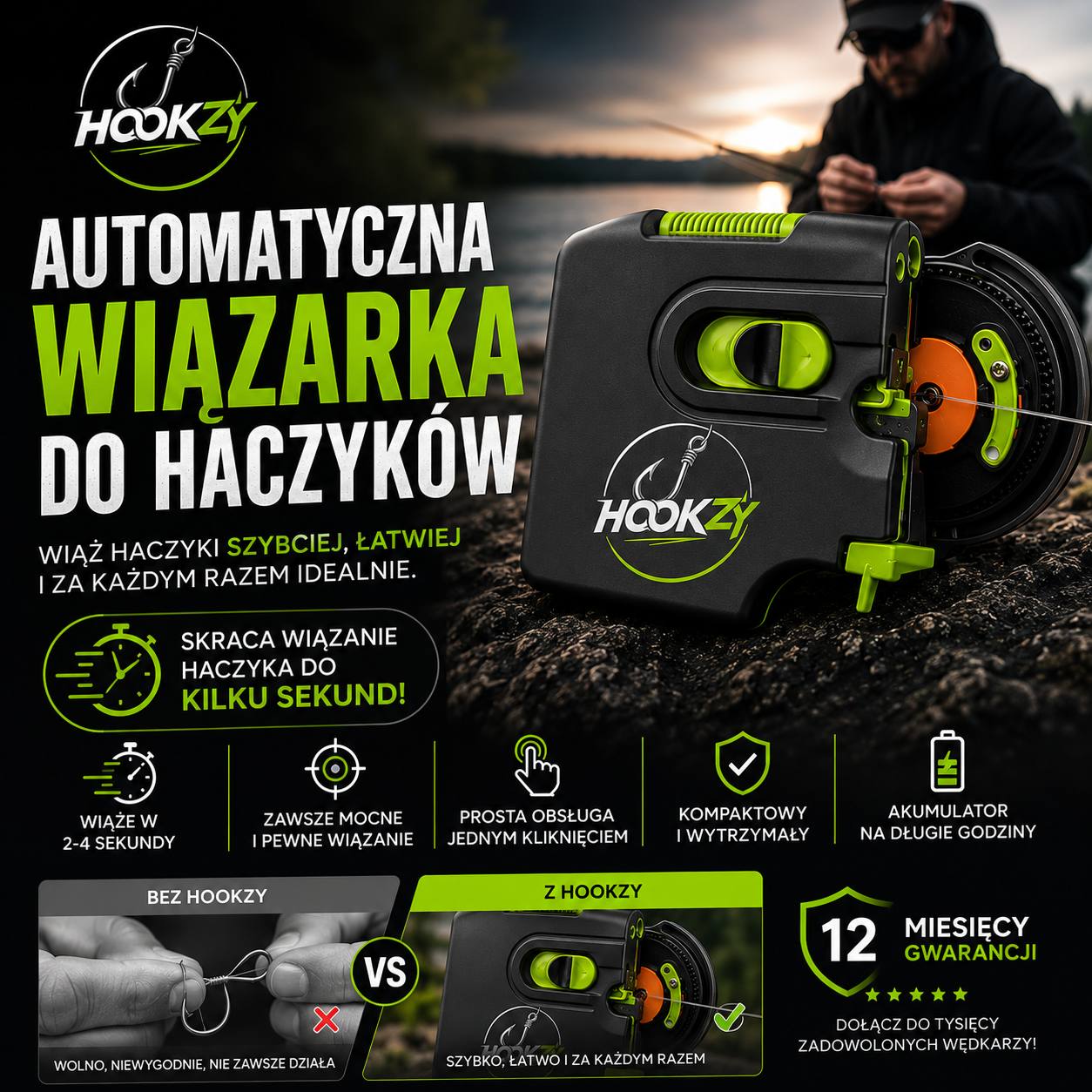 Hookzy™ - Automatyczna wiązarka do haczyków