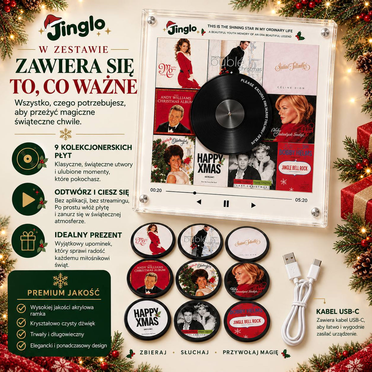 Jinglo™ - Odtwarzacz muzyki NFC